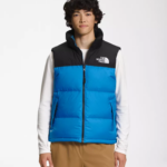 The North Face ropa NFHLJL289 azul súper sónico hombres chaleco retro nuptse 1996