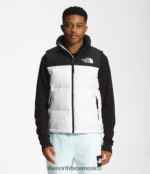 The North Face ropa NFHLJL290 tnf blanco/tnf negro hombres chaleco retro nuptse 1996
