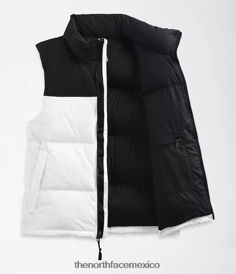The North Face ropa NFHLJL290 tnf blanco/tnf negro hombres chaleco retro nuptse 1996 - Image 4