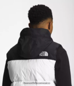 The North Face ropa NFHLJL290 tnf blanco/tnf negro hombres chaleco retro nuptse 1996 - Image 5