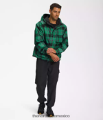 The North Face ropa NFHLJL295 tela escocesa verde hierba profunda hombres chaqueta de lluvia utilitaria m66 - Image 2