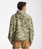 The North Face ropa NFHLJL296 estampado de camuflaje punteado en color verde oliva militar hombres chaqueta de lluvia utilitaria m66 - Image 3