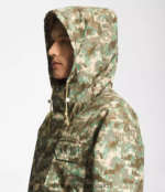 The North Face ropa NFHLJL296 estampado de camuflaje punteado en color verde oliva militar hombres chaqueta de lluvia utilitaria m66 - Image 5