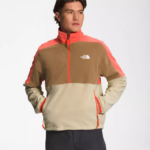 The North Face ropa NFHLJL304 grava/marrón utilitario/naranja retro hombres tnf polartec 100 -zip
