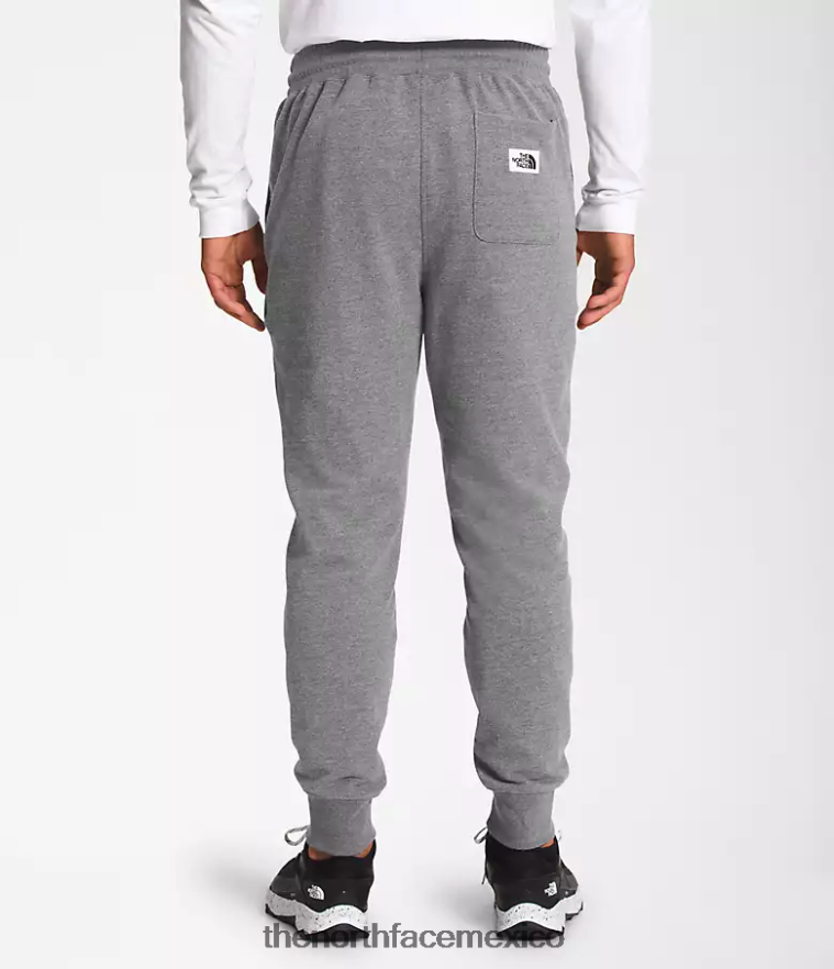 The North Face ropa NFHLJL307 tnf gris medio jaspeado hombres joggers con parches Heritage - Image 2