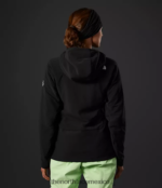 The North Face ropa NFHLJL321 negro mujer sudadera con capucha híbrida casaval de la serie summit - Image 2