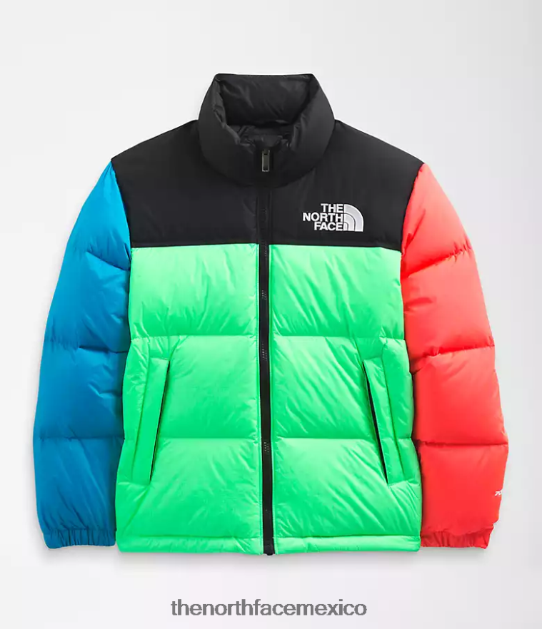 The North Face ropa NFHLJL340 verde clorofila niños chaqueta retro nuptse 1996 - Image 5
