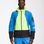 The North Face ropa NFHLJL346 led amarillo/super sonic azul/tnf negro hombres chaqueta cortavientos trailwear