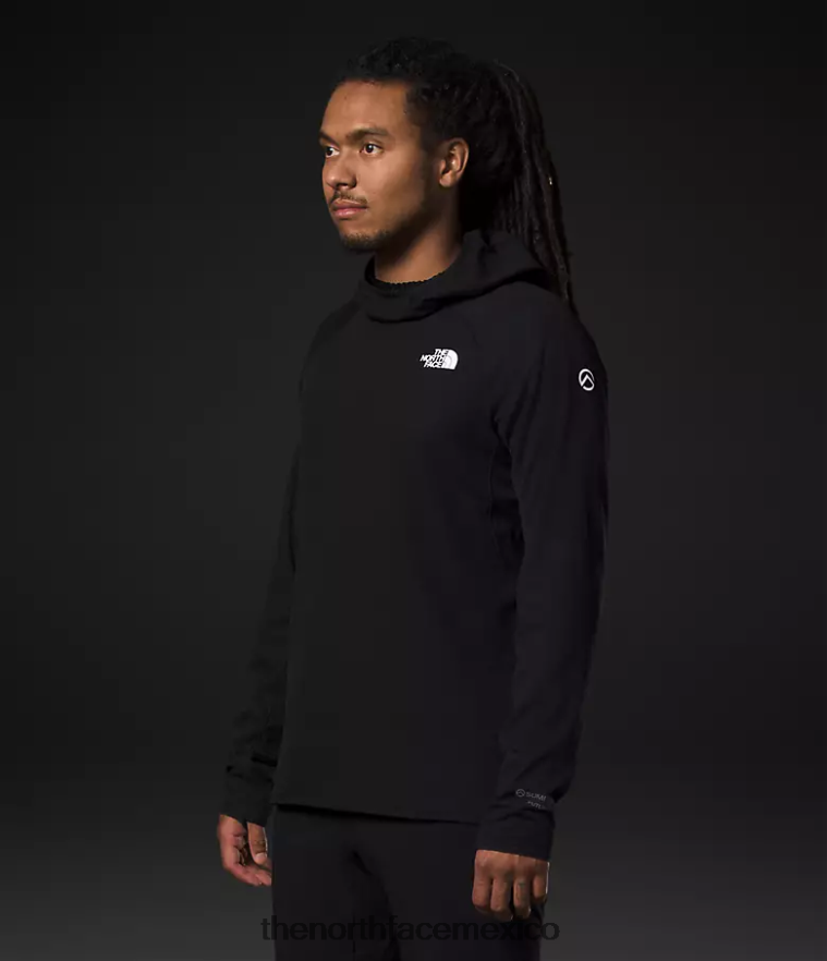 The North Face ropa NFHLJL349 negro hombres sudadera con capucha de la serie summit Futurefleece lt - Image 3