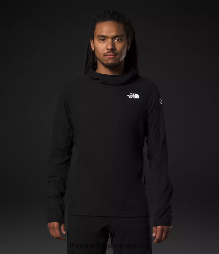 The North Face ropa NFHLJL349 negro hombres sudadera con capucha de la serie summit Futurefleece lt - Image 1