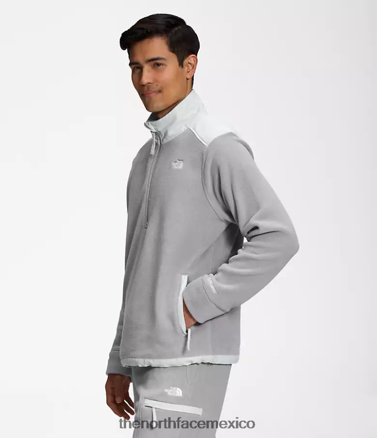 The North Face ropa NFHLJL357 gris fusión/gris estaño hombres polartec alpino 200 -zip - Image 3