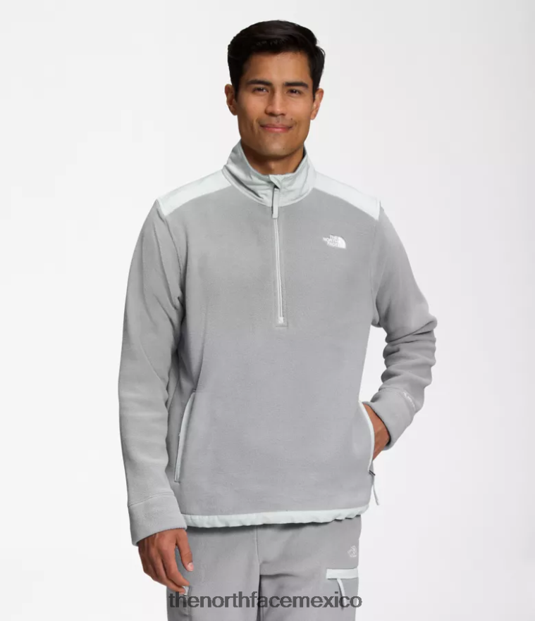 The North Face ropa NFHLJL357 gris fusión/gris estaño hombres polartec alpino 200 -zip - Image 1