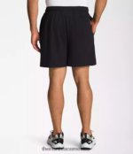 The North Face ropa NFHLJL361 negro hombres shorts de lana con logo sencillo - Image 2