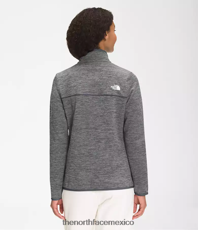 The North Face ropa NFHLJL377 tnf gris medio jaspeado mujer Canyonlands con cremallera completa - Image 2