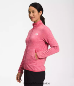 The North Face ropa NFHLJL380 cosmo rosa blanco brezo mujer Canyonlands con cremallera completa - Image 3