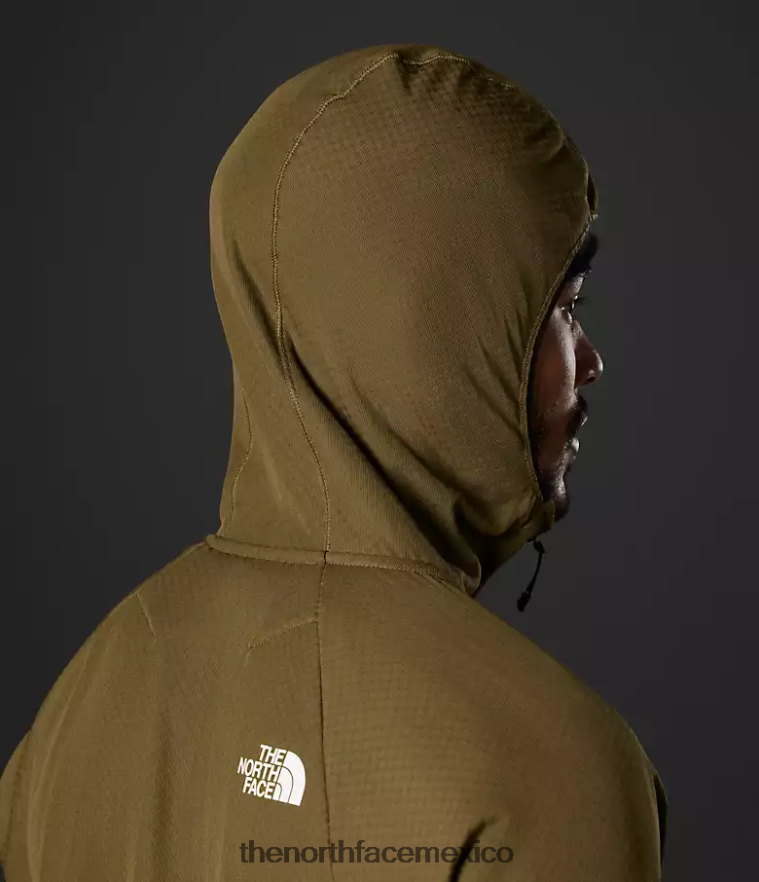 The North Face ropa NFHLJL404 oliva militar hombres Summit Series Futurefleece sudadera con capucha y cremallera completa - Image 4
