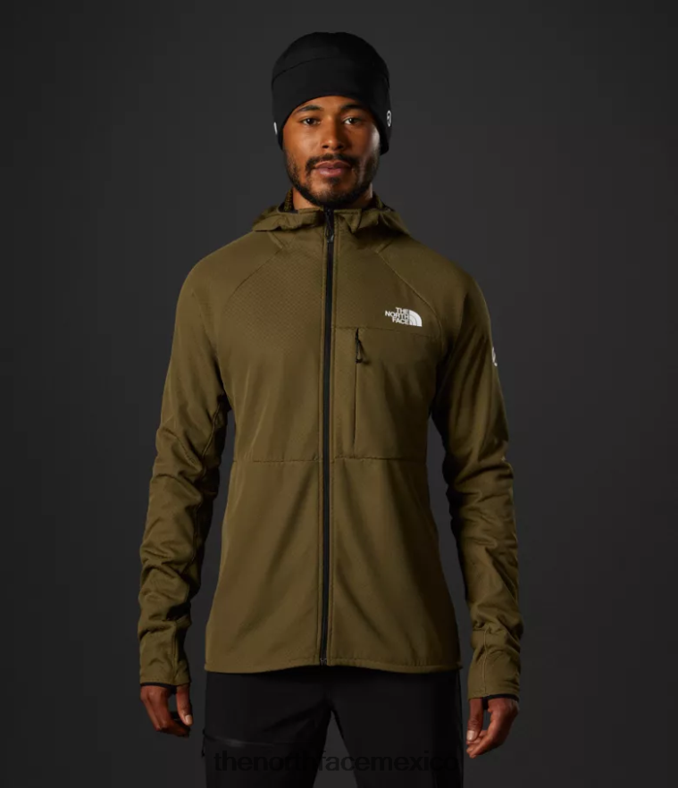 The North Face ropa NFHLJL404 oliva militar hombres Summit Series Futurefleece sudadera con capucha y cremallera completa - Image 1