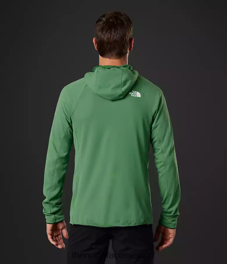 The North Face ropa NFHLJL407 verde hierba intenso hombres Summit Series Futurefleece sudadera con capucha y cremallera completa - Image 2