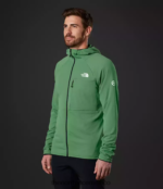 The North Face ropa NFHLJL407 verde hierba intenso hombres Summit Series Futurefleece sudadera con capucha y cremallera completa - Image 3