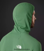The North Face ropa NFHLJL407 verde hierba intenso hombres Summit Series Futurefleece sudadera con capucha y cremallera completa - Image 4