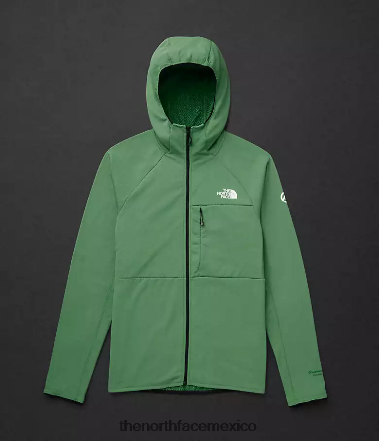 The North Face ropa NFHLJL407 verde hierba intenso hombres Summit Series Futurefleece sudadera con capucha y cremallera completa - Image 6