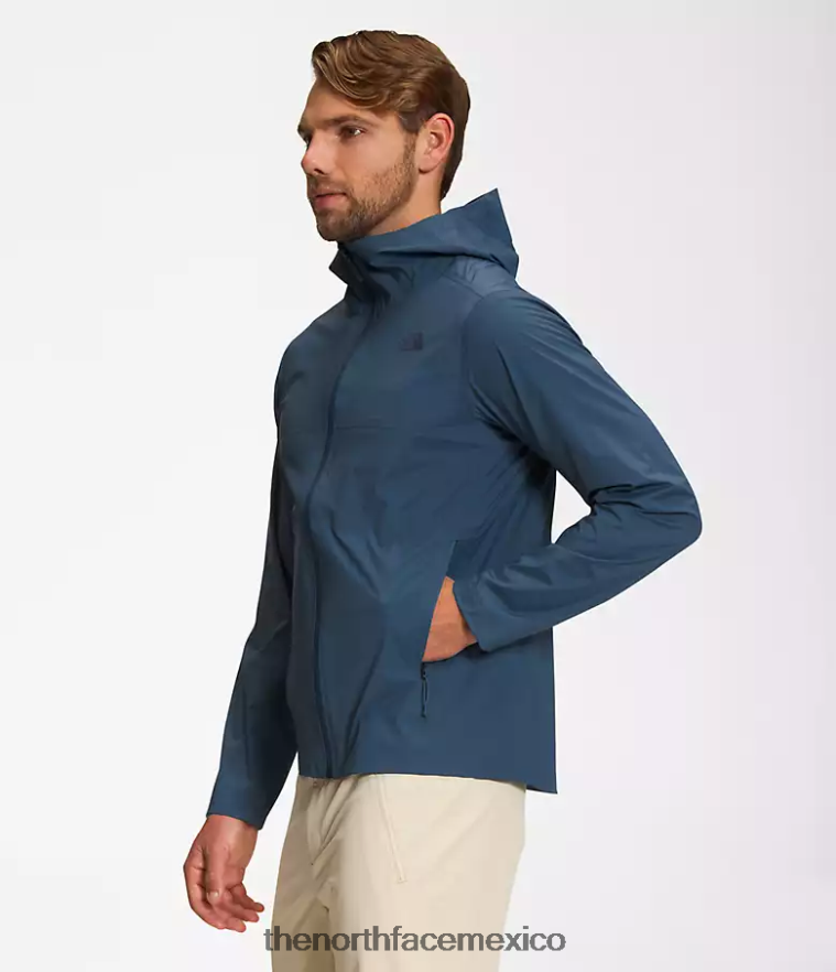 The North Face ropa NFHLJL412 azul sombreado hombres chaqueta dryvent de cuenca oeste - Image 3