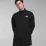 The North Face ropa NFHLJL415 negro hombres cuadrícula de tekware -zip