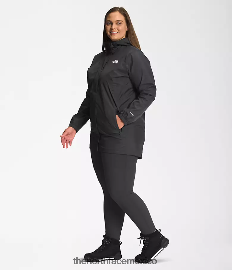 The North Face ropa NFHLJL436 gris asfalto mujer más parka antora - Image 3