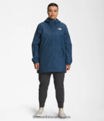 The North Face ropa NFHLJL438 azul sombreado mujer más parka antora
