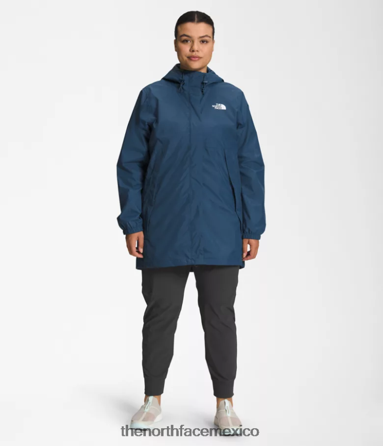 The North Face ropa NFHLJL438 azul sombreado mujer más parka antora - Image 1