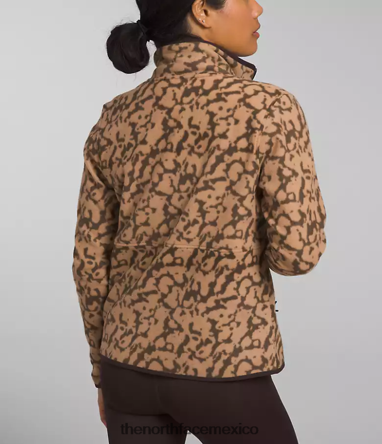 The North Face ropa NFHLJL442 estampado de tinte gráfico de mantequilla de almendras mujer chaqueta alpina polartec 100 - Image 3