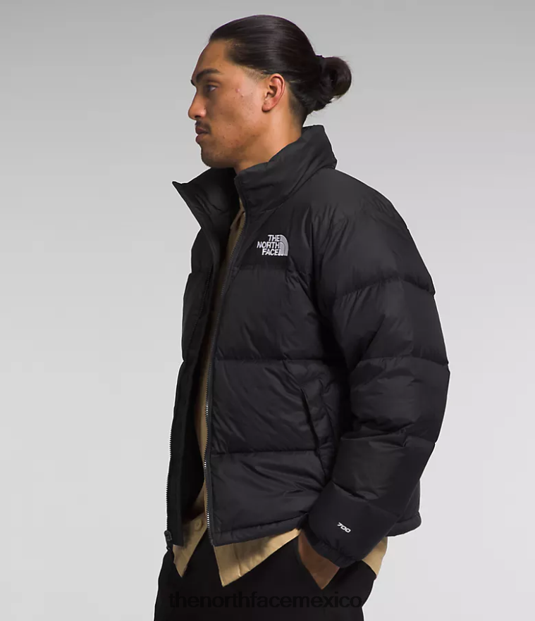 The North Face ropa NFHLJL468 tnf reciclado negro hombres chaqueta retro nuptse 1996 - Image 4