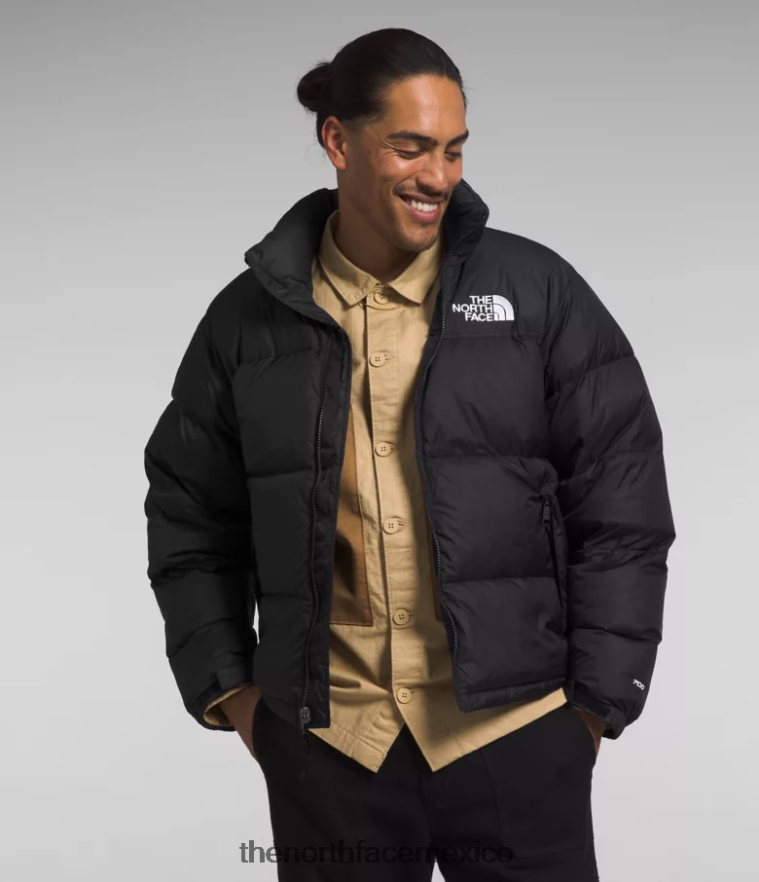 The North Face ropa NFHLJL468 tnf reciclado negro hombres chaqueta retro nuptse 1996 - Image 1