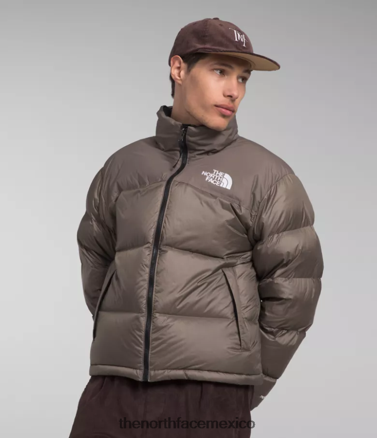 The North Face ropa NFHLJL470 halcón marrón hombres chaqueta retro nuptse 1996 - Image 1