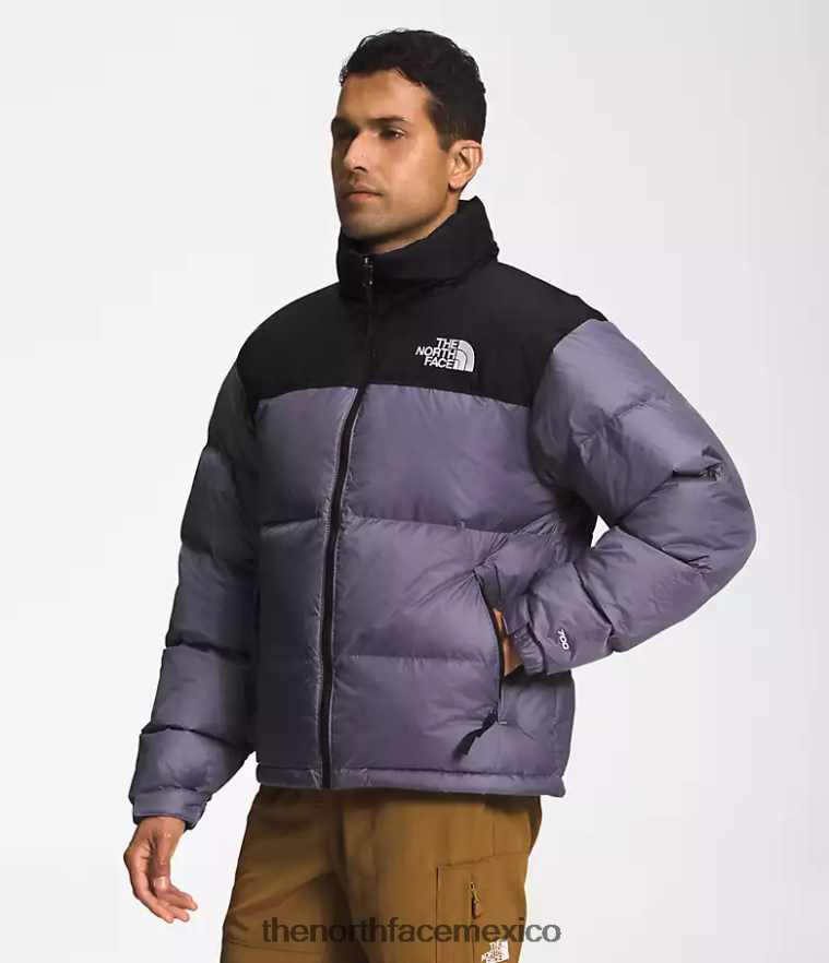The North Face ropa NFHLJL474 pizarra lunar/tnf negro hombres chaqueta retro nuptse 1996 - Image 3