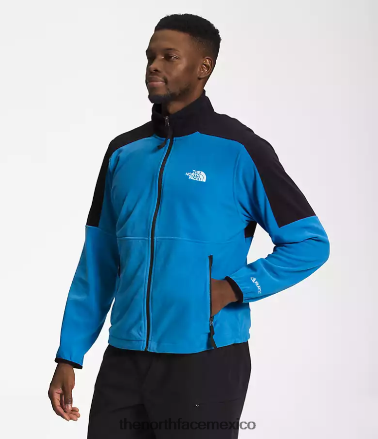 The North Face ropa NFHLJL484 azul supersónico/negro tnf hombres tnf polartec 100 cremallera completa - Image 3