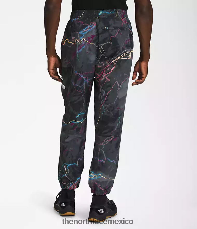 The North Face ropa NFHLJL487 impresión tnf black trail resplandor hombres pantalones fáciles de nailon tnf - Image 2
