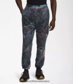 The North Face ropa NFHLJL487 impresión tnf black trail resplandor hombres pantalones fáciles de nailon tnf