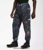 The North Face ropa NFHLJL487 impresión tnf black trail resplandor hombres pantalones fáciles de nailon tnf - Image 3