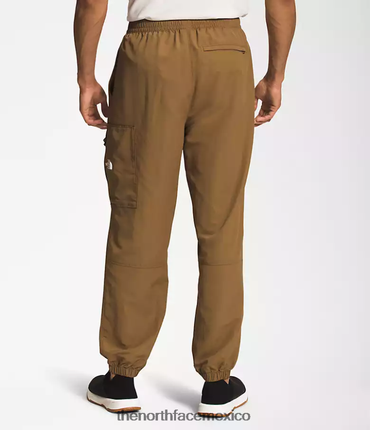 The North Face ropa NFHLJL493 marrón utilitario hombres pantalones fáciles de nailon tnf - Image 2