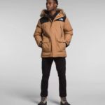 The North Face ropa NFHLJL4 mantequilla de almendras/tnf negra hombres parka mcmurdo