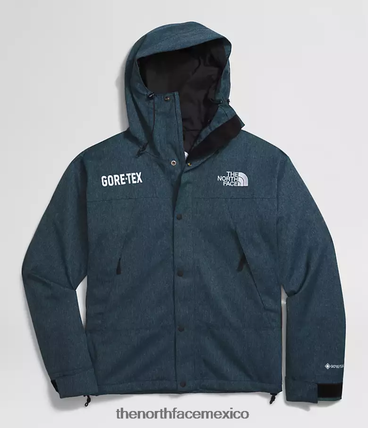 The North Face ropa NFHLJL542 azul denim/negro tnf hombres chaqueta montaña gtx - Image 6