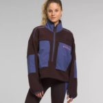 The North Face ropa NFHLJL55 marrón carbón/azul cueva mujer trailwear fantasía ridge flash -zip