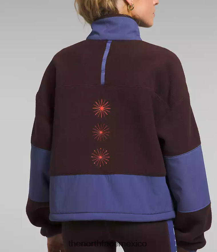 The North Face ropa NFHLJL55 marrón carbón/azul cueva mujer trailwear fantasía ridge flash -zip - Image 5