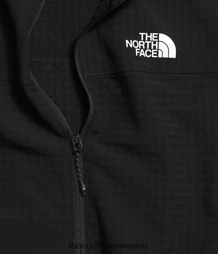 The North Face ropa NFHLJL568 negro mujer tekware grid con cremallera completa - Image 3