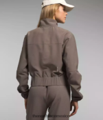 The North Face ropa NFHLJL570 halcón marrón mujer tekware grid con cremallera completa - Image 2