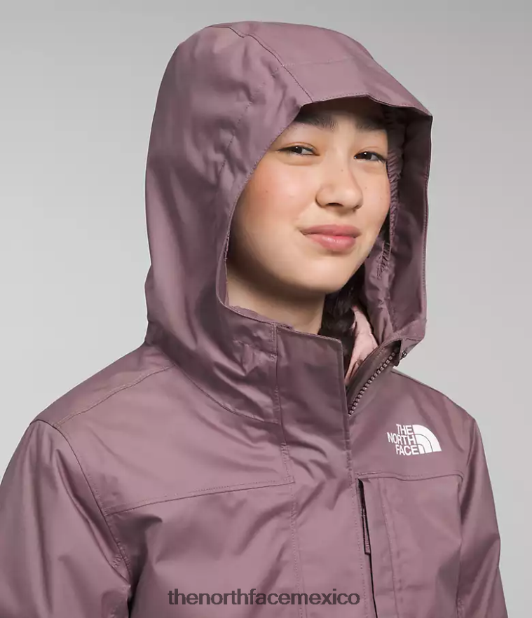 The North Face ropa NFHLJL579 gris leonado niños triclima norte abajo - Image 4