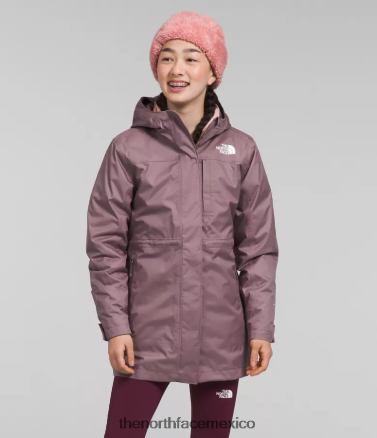 The North Face ropa NFHLJL579 gris leonado niños triclima norte abajo - Image 1
