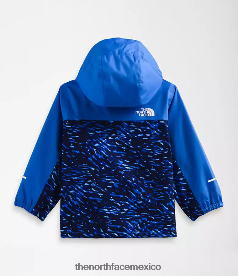 The North Face ropa NFHLJL587 estampado de camuflaje pájaro azul tnf bebé chaqueta de lluvia anora - Image 2