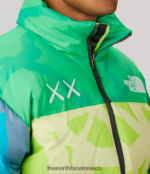 The North Face ropa NFHLJL591 kw safety estampado nuptse verde unisexo chaqueta tnf x kaws retro 1996 nuptse - Image 5